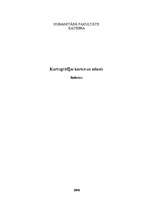 Konspekts 'Kartogrāfija: kartes un atlanti', 1.