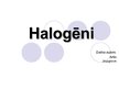 Prezentācija 'Halogēni', 1.