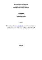 Referāts 'Interneta portāla www.draugiem.lv izmantošanas ietekme uz strādājošo darba kvali', 1.