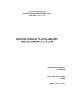 Prakses atskaite 'Krimināltiesiskā prakses atskaite', 1.