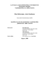 Referāts 'Ražošanas plāns zemnieku saimniecībai "Riekstiņ" 2008.gadam', 1.