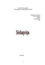 Referāts 'Sirdsapziņa', 1.