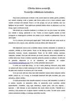 Eseja 'Cilvēka dzīves scenāriji. Scenāriju veidošanās kalendārs', 1.