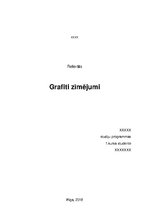 Referāts 'Grafiti. Kiwie zīmējumi', 1.