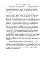 Eseja 'Pasauli var iepazīt to izzinot', 1.