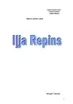 Konspekts 'Iļja Repins', 1.