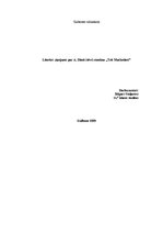 Eseja 'Literārais ziņojums par Aleksandra Dimā (tēva) grāmatu "Trīs musketieri"', 1.