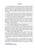 Eseja 'Platonisms', 1.