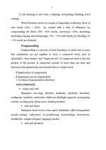 Referāts 'Word Formation', 5.