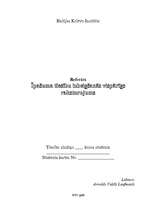 Referāts 'Īpašuma izbeigšanās', 1.