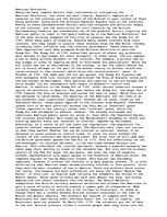 Eseja 'American Revolution', 1.