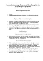 Konspekts 'Ārstnieciskās vingrošanas nodarbību konspekti', 1.