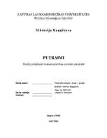 Referāts 'Putraimi', 1.