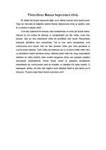 Eseja 'Viena diena Romas imperatora vietā', 1.