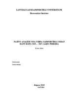 Referāts 'Pasīvu analīze visa veida saimniecībās SUDAT datu kopā 2005.-2007.gadu periodā', 1.