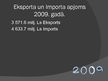 Prezentācija 'Imports un eksports Latvijā pēdējos gados', 9.