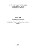 Referāts 'AS "Baltijas Transporta Apdrošināšana" analīze un apraksts', 1.