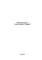 Prakses atskaite 'Prakse viesnīcā "Zemgale"', 1.