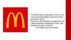 Prezentācija 'McDonald’s Success Strategy And Global Expansion Through Customer And Brand Loya', 3.