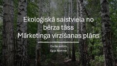 Prezentācija 'Ekoloģiskā saistviela no bērza tāss', 1.