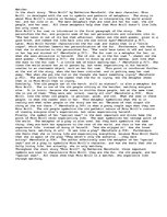 Eseja 'Developing Character of "Miss Brill" using metaphors similies, etc.', 1.