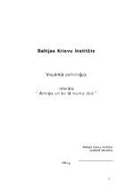 Referāts 'Atmiņa un ko tā mums dod', 1.