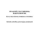 Referāts 'Pusaudžu vecumposma raksturojums. Ēšanas traucējumi (anoreksija un bulīmija)', 1.