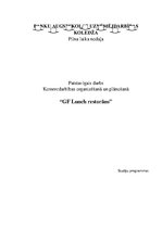 Biznesa plāns 'Restorāna biznesa plāns', 1.