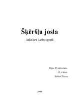 Konspekts 'Šķēršļu josla', 1.
