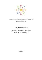 Referāts 'Noliktavas uzskaites automatizācija', 1.