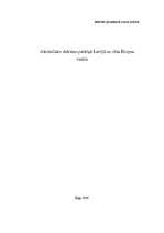 Referāts 'Alkoholisko dzērienu patēriņš Latvijā un citās Eiropas valstīs', 1.