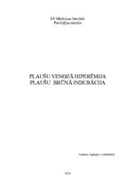 Konspekts 'Plaušu venozā hiperēmija (plaušu būnā indurācija)', 1.