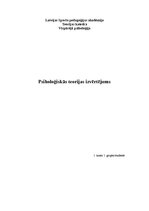 Konspekts 'Psiholoģiskās teorijas izvērtējums', 1.