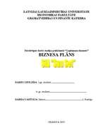 Biznesa plāns 'SIA "Sun Set"', 1.