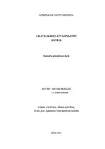 Referāts 'Salicilskābes atvasinājumu sintēze, aspirīns, tā aizvietošana', 1.