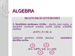 Prezentācija 'Algebra', 6.