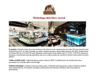 Konspekts 'Mārketinga plāns vasaras sezonai deliktešu veikalam', 1.