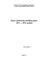 Konspekts 'Vidusskolas attīstība plāns no 2011. līdz 2014.gadam', 1.