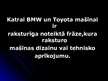 Prezentācija 'Īpaša pieprasījuma preces - BMW un Toyota automašīnas', 13.