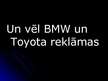 Prezentācija 'Īpaša pieprasījuma preces - BMW un Toyota automašīnas', 36.