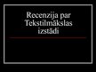 Prezentācija 'Tekstilmāksla', 1.