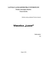 Referāts 'Viesnīca "Luxor"', 1.