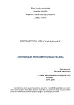 Referāts 'Ārstniecības personu kriminālatbildība', 1.