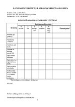 Prakses atskaite 'Hematoloģija un koaguloģija', 3.