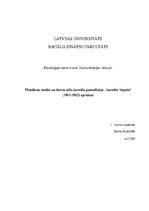 Referāts 'Mūsdienu modes un dzīves stilu žurnālu pamatlicēja - žurnāla "Atpūta" apraksts', 1.
