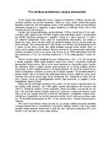 Eseja 'Trīs lielākās problēmas Latvijas ekonomikā', 1.