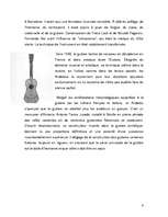 Referāts 'L'histoire de la guitare', 6.
