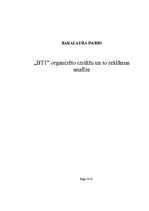 Diplomdarbs '"BT1" organizēto izstāžu un to reklāmas analīze', 1.