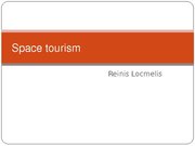 Konspekts 'Space Tourism', 10.