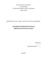 Referāts 'Atbildību pastiprinošs apstāklis ārkārtējās situācijas laikā', 1.